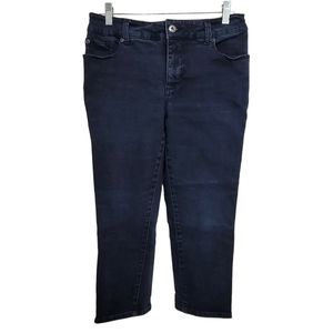 Chico's So Slimming Blue Capri Size 0.5 (W-29)